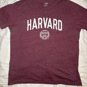 Men's Harvard T-Shirt, Maroon, Size XL, College, Preppy